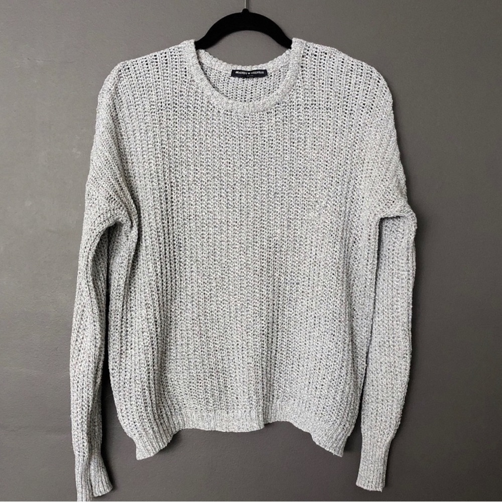 Brandy Melville ‘Bronx’ Knit Crewneck Sweater.